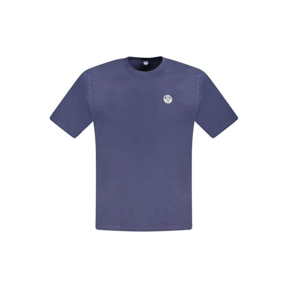 North Sails Blue Cotton Men Men's T-Shirt